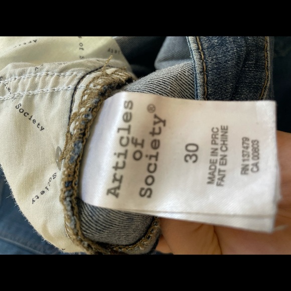 Article of Socoety skinny ankle jeans - Picture 5 of 5
